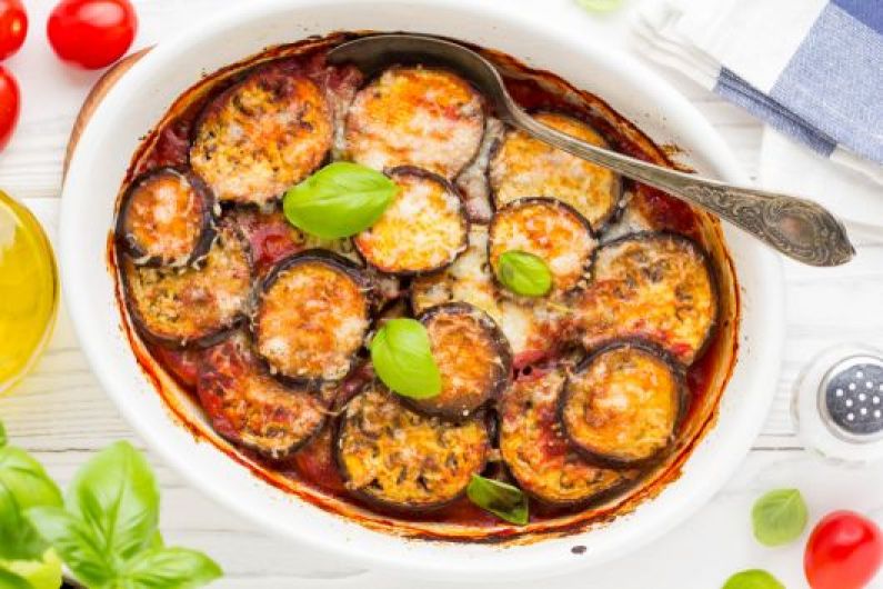 Eggplant Casserole with Tomato and Parmesan